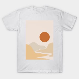 Abstract Sunset Painting 7.3 T-Shirt